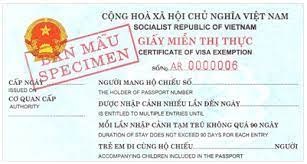 Các trường hợp được miễn phí trong lĩnh vực xuất cảnh, nhập cảnh, quá cảnh, cư trú tại Việt Nam