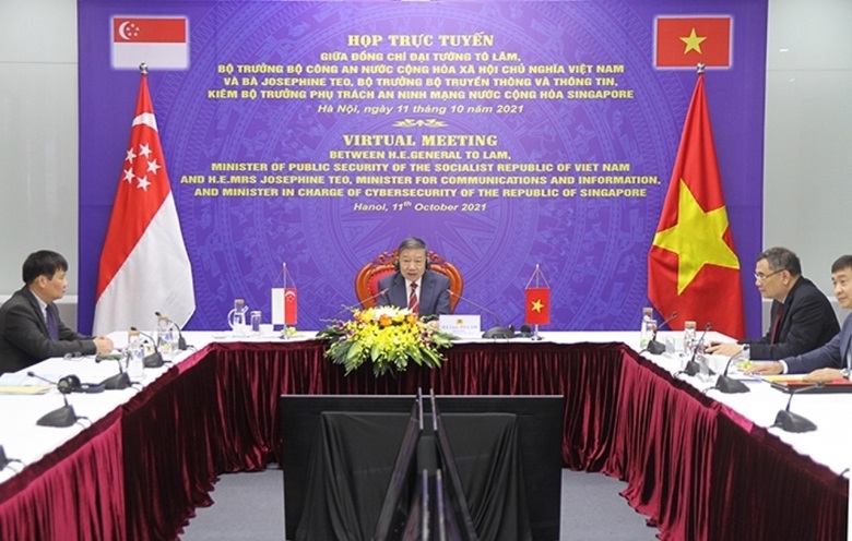 Đẩy mạnh hợp tác Việt Nam – Singapore trong lĩnh vực an ninh mạng
