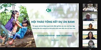 Hội thảo tổng kết Dự án BAMI do tổ chức VVOB tài trợ