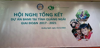 Hội nghị tổng kết Dự án BAMI tại tỉnh Quảng Ngãi