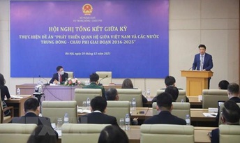 Hội nghị tổng kết giữa kỳ thực hiện Đề án Phát triển quan hệ giữa Việt Nam và các nước khu vực Trung Đông - châu Phi giai đoạn 2016-2025