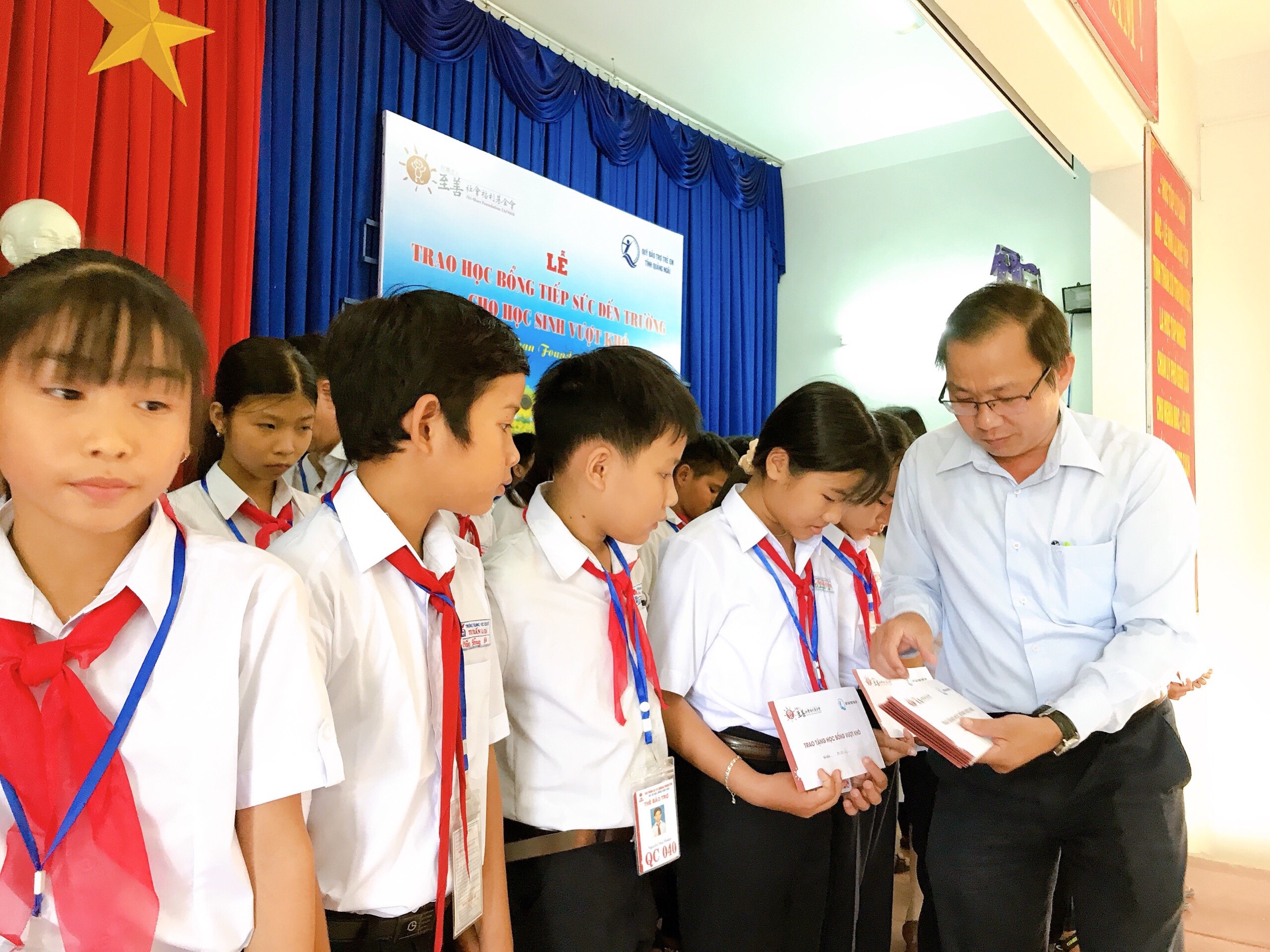 Tiếp nhận Chương trình Hỗ trợ trẻ em có hoàn cảnh đặc biệt, khó khăn do tổ chức Zhi-Shan Foundation tài trợ
