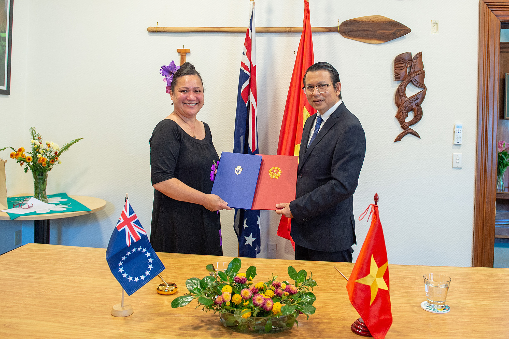 Thiết lập quan hệ ngoại giao giữa Việt Nam và Quần đảo Cook