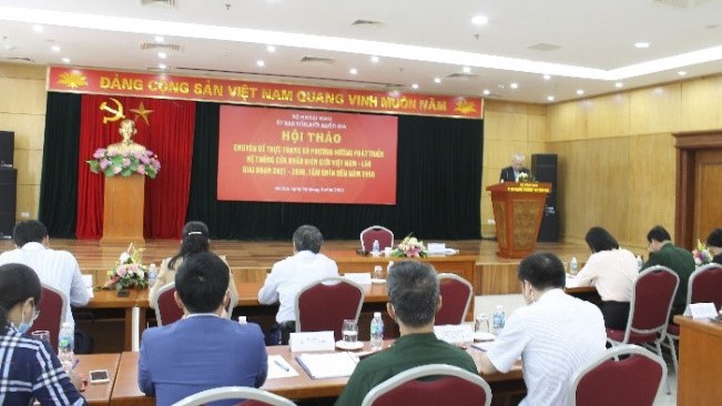 Hội thảo về phát triển hệ thống cửa khẩu biên giới Việt Nam - Lào giai đoạn 2021-2030, tầm nhìn 2050