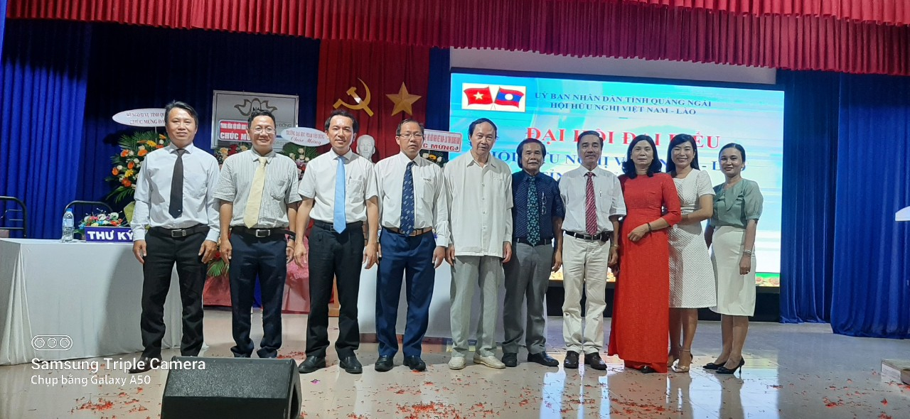 Đại hội Hội hữu nghị Việt Nam - Lào tỉnh Quảng Ngãi khóa III, nhiệm kỳ 2022-2027