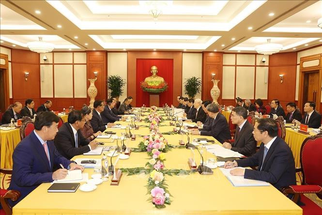 Tăng cường quan hệ hợp tác giữa Đảng Cộng sản Việt Nam và Đảng nhân dân Campuchia