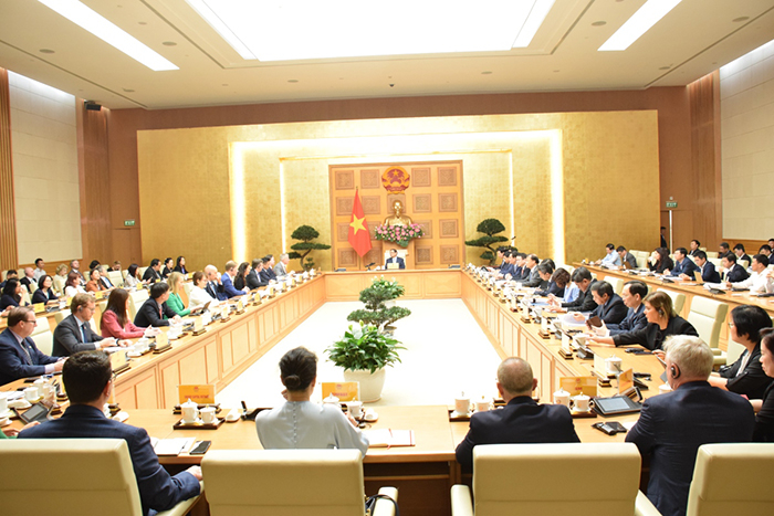 Thủ Tướng Chính phủ tiếp các doanh nghiệp của Hội đồng kinh doanh Hoa Kỳ - ASEAN