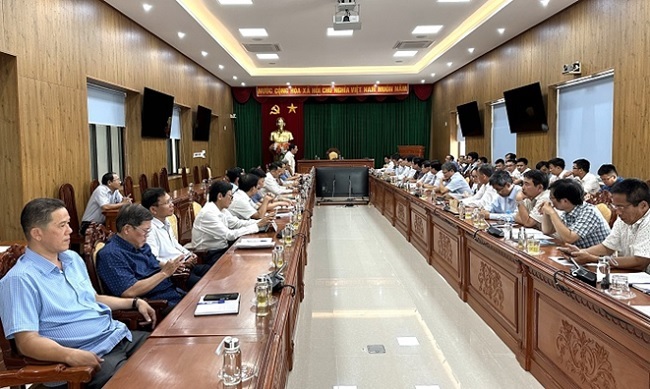 The delegation of Quang Ngai province studies experiences in land acquisition in Binh Dinh province