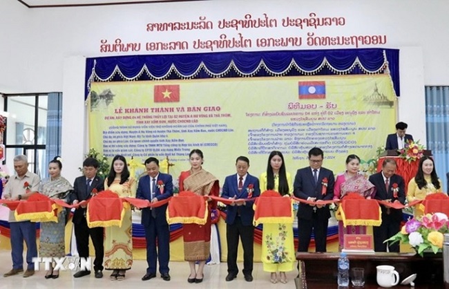 Four irrigation systems funded by Vietnamese Government inaugurated in Laos
