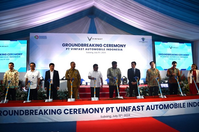 VinFast builds new electric vehicle assembly plant in Indonesia