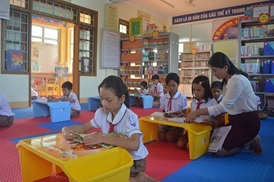 Tiếp nhận Chương trình Thư viện thân thiện các trường tiểu học năm 2020 do Tổ chức Room to Read tài trợ
