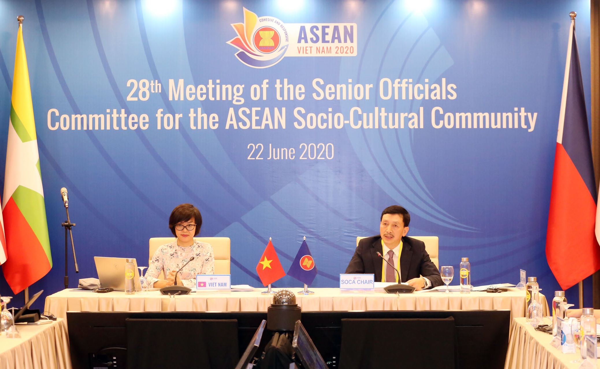 Hội nghị trực tuyến Quan chức Cấp cao phụ trách Cộng đồng Văn hóa – Xã hội ASEAN