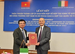 Thành lập Uỷ ban hỗn hợp về hợp tác kinh tế Việt Nam – Italia